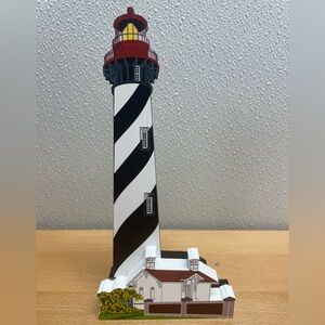 Sheila’s St. Augustine Lighthouse, PLH12 1999 Florida Wood Collectable.